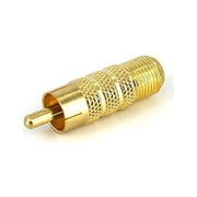 Rca To F Type Coaxial Adapter M/F