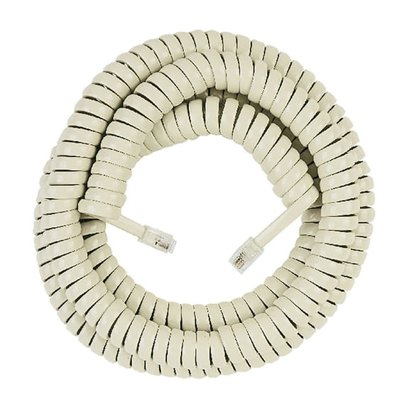 RCA Standard Handset Coil Cord (25 Ft.; Almond), TP282AR