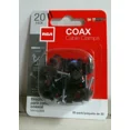 thumbnail image 1 of Rca Vh102Br Coax Cable Clamps Pack Of 20, Lot Of 6 Packs Free Shipping, 1 of 2