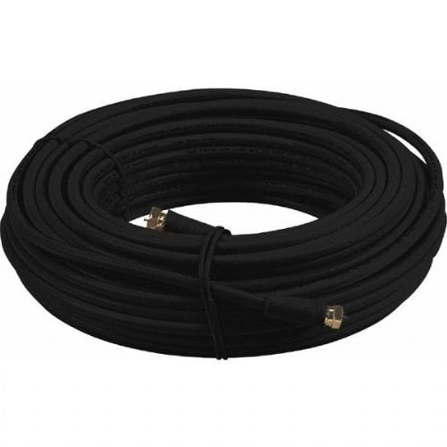 Rca Vhb6111r Rg6 Coaxial Cable (100ft; Black)