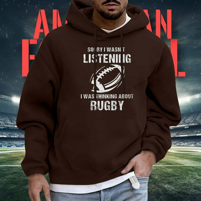 Rugby hoodie mens hotsell