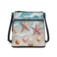 thumbnail image 1 of ZUXONGSY Conch Shell Beach Print Shoulder Handbag for Women Casual Crossbody Purse Lightweight Satchel with Adjustable Wide Strap for Working Dating, 1 of 7