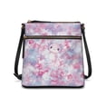 thumbnail image 1 of ZUXONGSY Tie-Dye Axolotl Coral Print Shoulder Bag for Women Fashion Crossbody Purse Casual Satchel with Adjustable Wide Strap for Shopping Working, 1 of 7