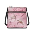 thumbnail image 1 of ZUXONGSY Turtle Cherry Blossom Print Shoulder Handbag for Women Mini Crossbody Bag Lightweight Satchel with Adjustable Wide Strap for Shopping Working, 1 of 7