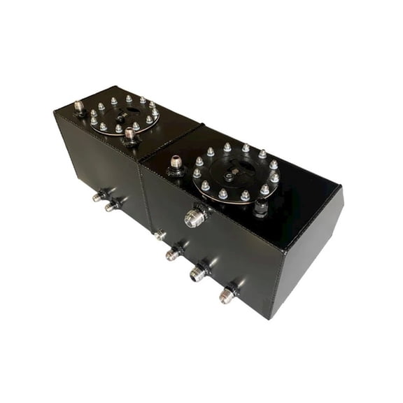 Rci Fuel Tank 4 Gal Alum & Fuel Cooler Black