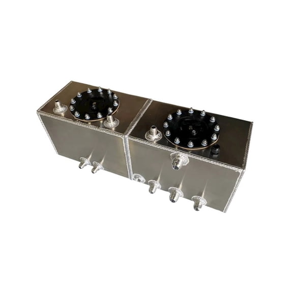 Rci Fuel Tank 4 Gal Alum & Fuel Cooler Raw
