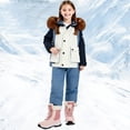 thumbnail image 1 of Rciityk Baby Boy Snowsuit - Toddler Snow Suit - Winter Girl Windproof Hooded Jacket Ski Jumpsuits Clothes Kid Snow Suits Outfits for 1-2 Years, Blue, 1 of 4