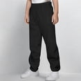 thumbnail image 1 of Rciityk Boys Sweatpants Fashion Elastic Waistband Drawstring Fleece Jogger Solid Color Athletic Running Straight Leg Pants with Pockets for 5-15 Years, 1 of 6