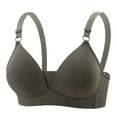 thumbnail image 1 of Rciityk Bras for Women - Wireless T-Shirt Bras - Full Coverages Comfortable, Solid Color Seamless Daily Bra Gifts for Mom, 1 of 8