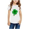 Rciityk Clearance Kids St Patricks Day Shirt Boys Girls Irish Shamrocks Graphic Tees Toddler Short Sleeve Crewneck Soft T-Shirt for 3 Years - Spring/Summer Savings Clearance
