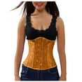 thumbnail image 1 of Rciityk Gold Women’s Shapewear Cinchers Waist Trainer Underbust Corset Girdle Belt Stomach Wrap Body Shaper - Spring/Summer Savings Clearance, 1 of 6