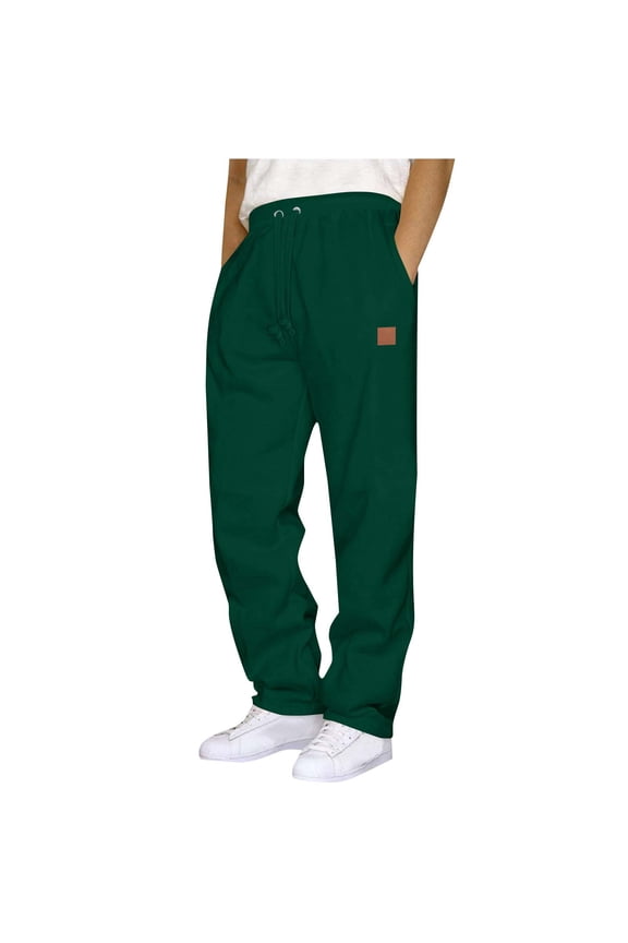 Hiking Pants Men Cargo Pants Classic Casual Outdoor Jogger Pants Elastic Waist Drawstring Trousers with Multiple Pockets