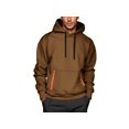 thumbnail image 1 of Rciityk Hoodies for Men Solid Fleece Pullover Drawstring Hood Sweatshirt with Long Sleeve and Zip Pockets - Men's Hoodie S-2XL, 1 of 4