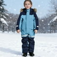 thumbnail image 1 of Rciityk Kids Toddler Snow Suit for Boys Girls Lightweight Insulated Ski Suit Windproof Hooded Snowsuit Baby Jumpsuit, 1 of 8