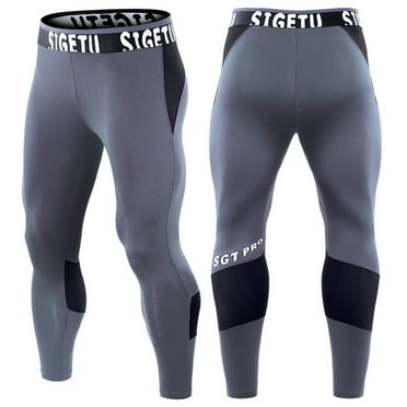 Rciityk Men's Compression Pants Yoga Leggings Gym Jogger Pants Cool Dry Sports Pants Workout Running Tights Pants - Spring/Summer Savings Clearance