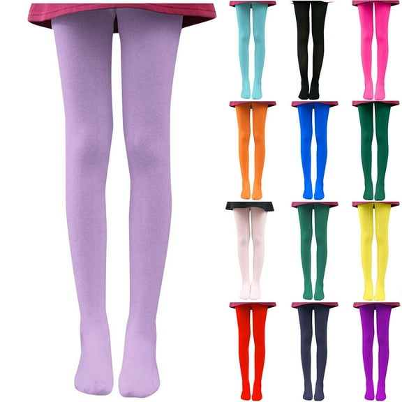 Rciityk Navy Opaque Tights for Women 80 Denier Semi Soft Footed Tights High Waist Solid Color Pantyhose