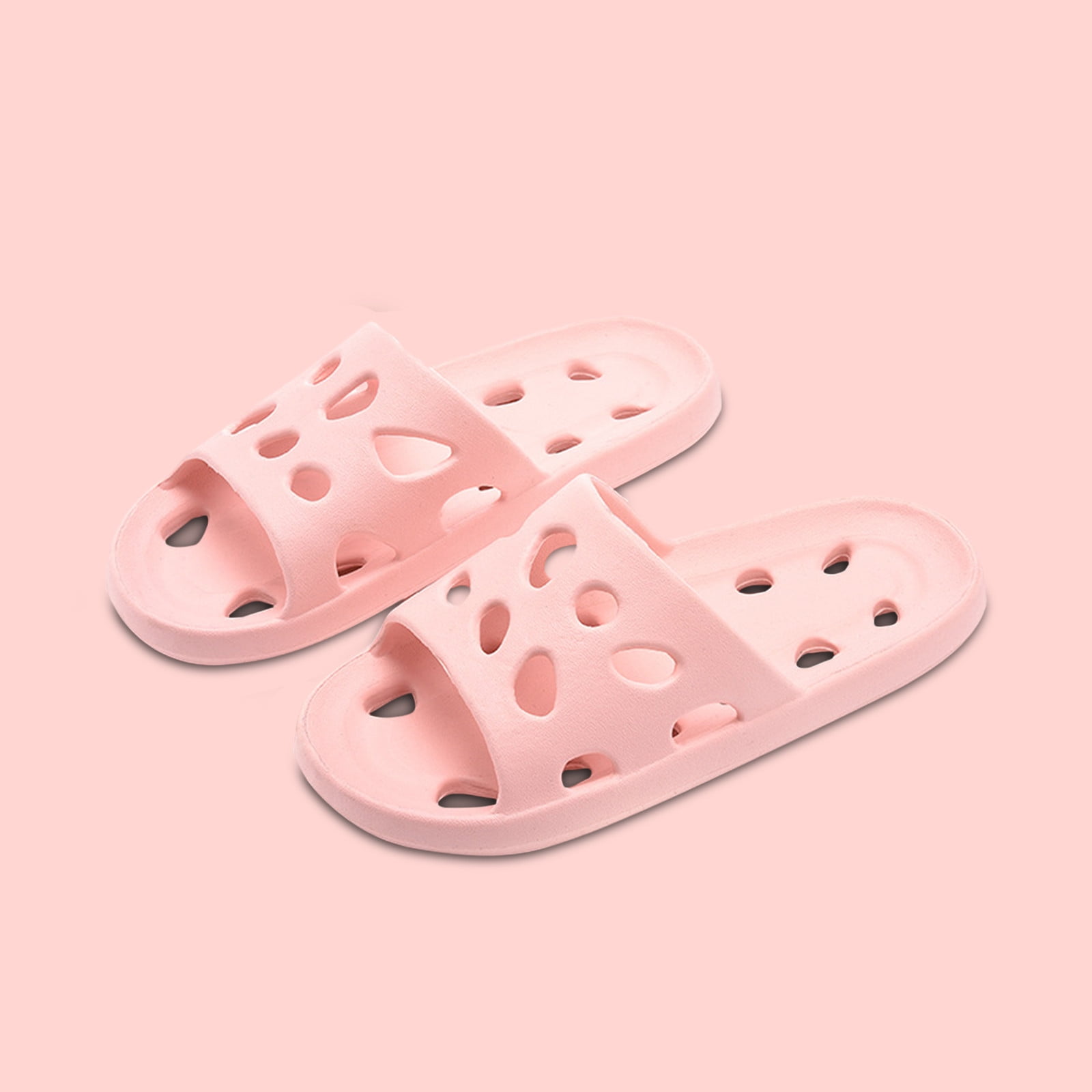 Litfun Shower Shoes for Women Men Quick Drying Non Slip Bath Slippers Shower Sandals with Drain Holes Navy Blue Walmart