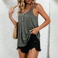 thumbnail image 1 of Rciityk Tank Tops for Women Summer Round Neck Pleatsed Sleeveless Shirts Casual Loose Fits Double Straps Camisole Tees Beach Vacation Clothes, 1 of 6