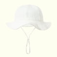 thumbnail image 1 of Rciityk Toddler Baby Girls Boys Sun Hat Summer Sun Protection Hat Outdoors Beach UPF 50+ Hat with Chin-Strap - Spring/Summer Savings Clearance, 1 of 4