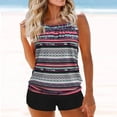 thumbnail image 1 of Rciityk Two Piece Women's Tankinis Swimsuits Swim Tummys Control Bathing Tank Top with Shorts Modest Bathing Suits, 1 of 6