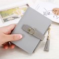 thumbnail image 1 of Rciityk Wallet Women Slim Small Passport Card Travel Wallet Ladies fashion color wallet buckle coin purse credit card bag, 1 of 2