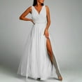 thumbnail image 1 of Rciityk Women's 2024 Summer Maxi Dress Spring Casual Boho V Neck Split Beach Long Flowy Dresses Trendy Beach Long Dresses - Spring Saving Clearance, 1 of 9