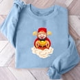 thumbnail image 1 of Rciityk Women's Long Sleeve Sweatshirts Crew Neck Cute Print Pullover Top Fall Casual Loose Comfy Blouse, 1 of 5