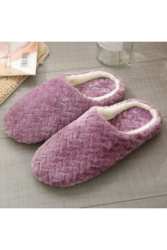 Women's Sandals House Slippers Slip-On Anti-Skid Flower Indoor Casual Shoes Snow Slipper - Summer's Best Shoes