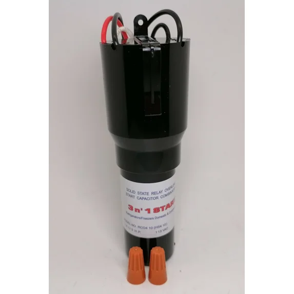 Rco410 3 In 1 Start Relay Refrigerator Compressor Hard Start Capacitor Universal