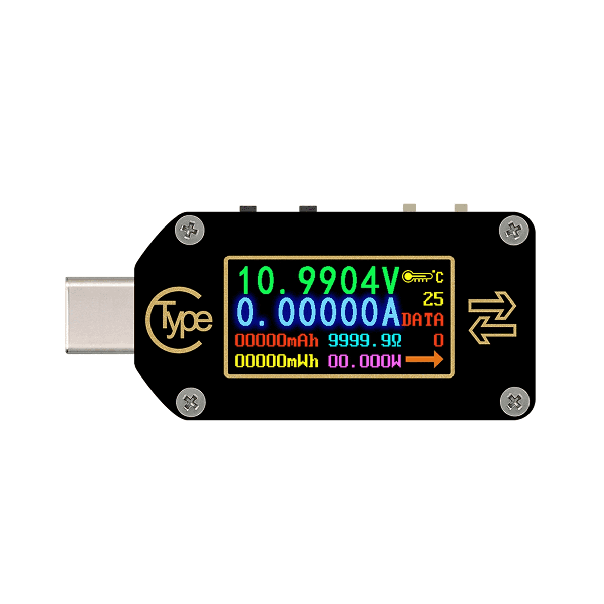 Rd Tc66 TypeC Pd Trigger USB Voltmeter Ammeter Voltage 2 Way Current