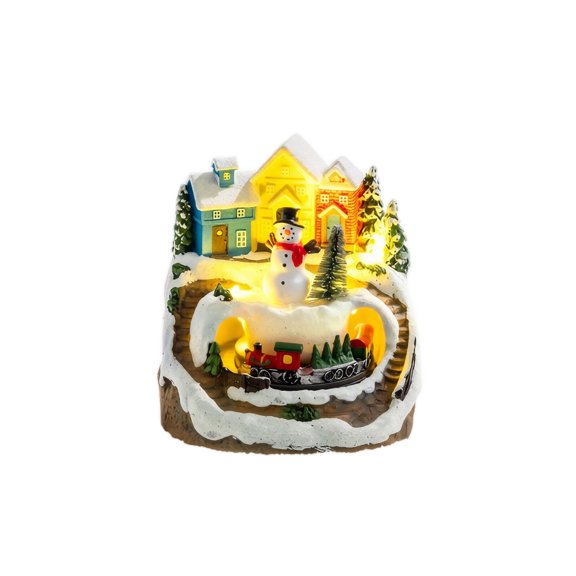 Rdausd Christmas Music Box, Rotating Carousel Musical Decoration, Holiday Keepsake Gift for Girls Kids, Magical Gifting Piece, 4.92 x 4.72 x 4.72 inch