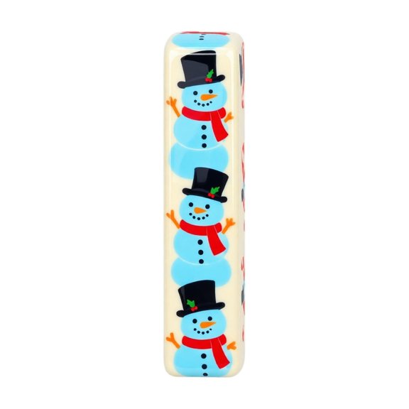 Rdausd Christmas Snowman Butter Squishy Toy, 7.87 Inch Soft Squeeze Sensory Fidget Toy, Holiday Stress Relief Toy for Christmas Party Favors, Stocking Stuffer