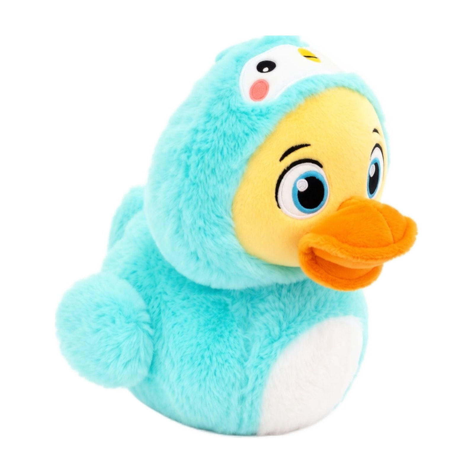 Rdausd Duck Plush Toy 11.81 X 11.81 inch, Yellow Face in Blue Penguin ...