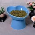 thumbnail image 1 of Rdausd Elevated Dog Cat Bowl with Angled Rim, Non-Slip Raised Pet Feeder for Neck Support, Tilted Food Water Dish for Small Medium Cats Dogs Puppies, Durable Plastic Bowl, 1 of 3