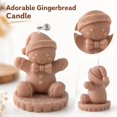thumbnail image 1 of Rdausd Gingerbread Man Scented Candle, Christmas Soy Wax Figurine Candle, Holiday Aromatherapy Gift for Party Favor, Perfect Xmas Holiday Decor Gift for Family Friends, 1 of 4
