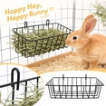 Hanging Wire Rabbit Cages Rdausd Rabbit Hay Feeder, Metal Wire Hanging Hay Rack for Guinea Pig ...