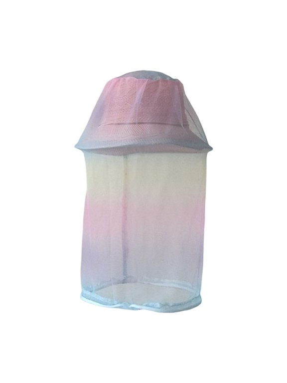 XL Mosquito Head Net with Drawstring, 17.3 x 19.7 Inch Fine Mesh Face and Head Protection Net for Hiking, Fishing, Camping and Outdoor Work, Fits Over Hats for Adults