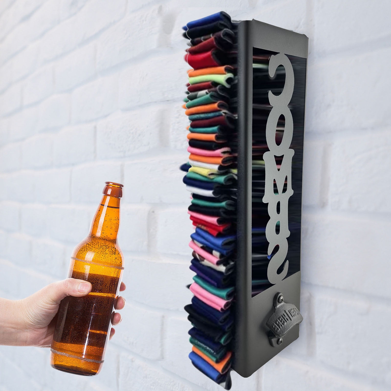 Rdeuod 2023 Can Cooler Holder with Bottle Opener, Can Cooler Holder