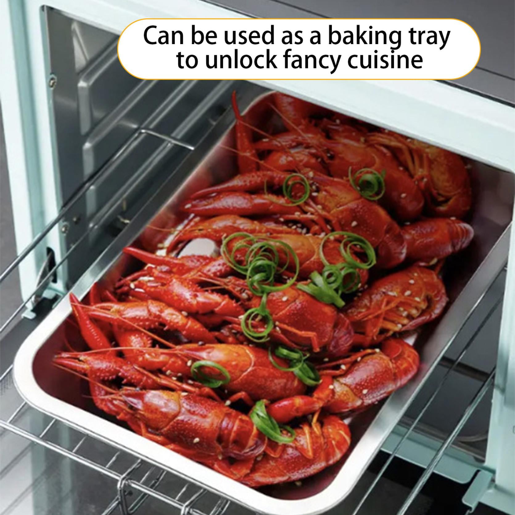 Rdeuod Baking Sheets Set , Cookie Sheets 2 Pieces Stainless Steel