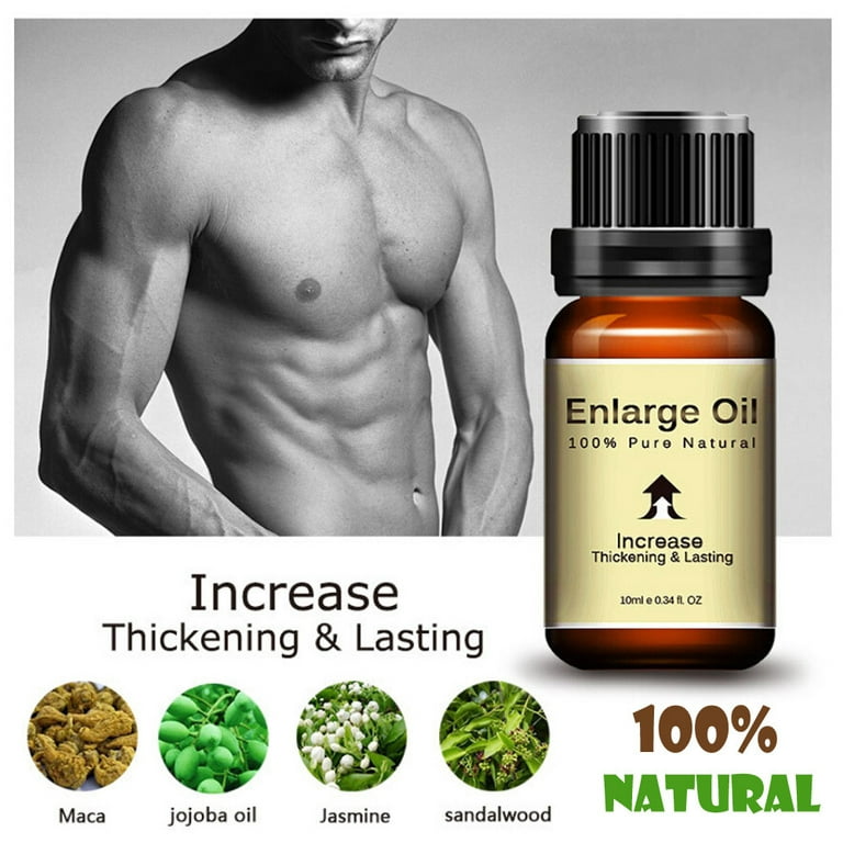 Rdeuod Essential Oils, Enlargement Essential Oil Bigger Longer Delay  Products For Men 10ML,Brown 