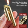 thumbnail image 1 of Rdeuod Lighters,Brass Lighter Vintage Retro Drawer Automatic Ignition Kerosene Lighter, 1 of 6
