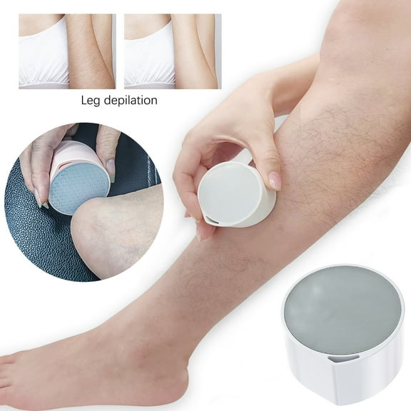 Rdeuod Nair Hair Removal,Men's And Women's Hair Polisher Is Gentle And Does Not Hurt The Skin, Shaving And Hair Removal Tool Black Technology,whlte