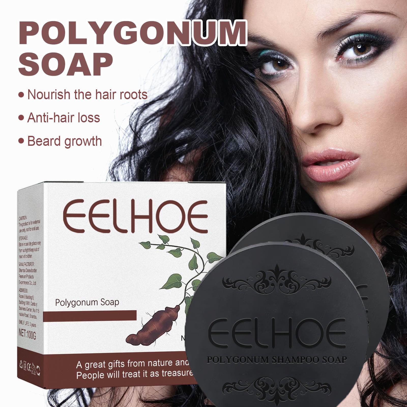 Rdeuod Shampoo Soap For Gray Hair,2pc Black And Thick Hair Shampoo