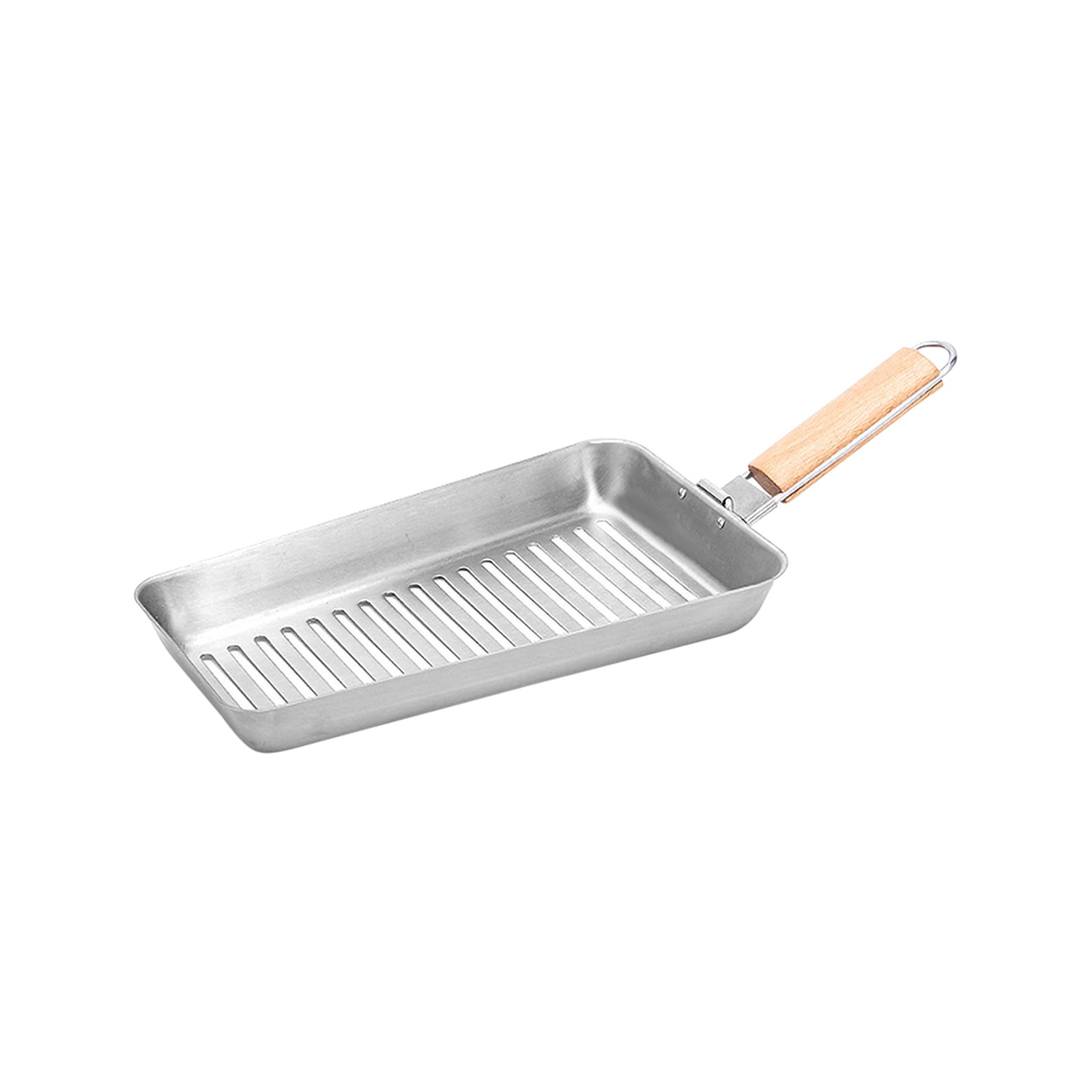 Rdeuod Stainless Steel Grill Pan Barbecue Pan Korean Barbecue Pan