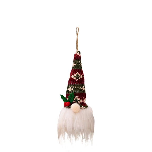 Rdhnmea Christmas Doll, No Face Gnome Doll Hanging Ornament Lighting Home Office Decor Gift