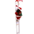 thumbnail image 1 of Rdhnmea Electric Santa Claus Climbing Ladder Lovely Climbing Santa Doll Toy Christmas Tree Decorations Santa Claus Figures for Party Home Xmas Door, 1 of 5