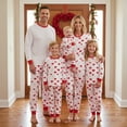 thumbnail image 1 of Rdhnmea Family Matching Valentine's Day Pajama Set Heart Print Long Sleeve Shirt Tops and Pants Valentines Sleepwear Holiday Pjs Outfits, 1 of 10