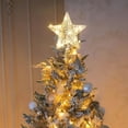 thumbnail image 1 of Rdhnmea Lighted Christmas Tree Topper, Star Treetop with Lights Warm White Fairy Lights, Holiday Christmas Tree Decorations, 1 of 9