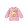thumbnail image 1 of Rdhnmea Mommy and Me Matching Outfits Cute Bow Mama and Mini Long Sleeve Crewneck Sweatshirt Tops Mother Baby Matching Clothes, 1 of 9