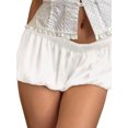 thumbnail image 1 of Rdhnmea Women Bloomer Shorts, Elegant Low Waist Solid Summer Casual Shorts, 1 of 7